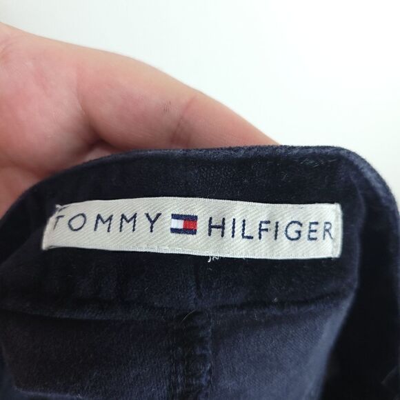 Tommy Hilfiger Stretch Velvet Denim Mini Skirt - Picture 10 of 11